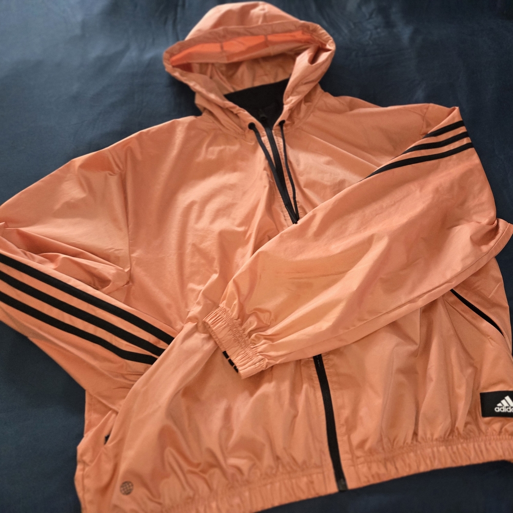 Adidas Peach Windbreaker Jacket